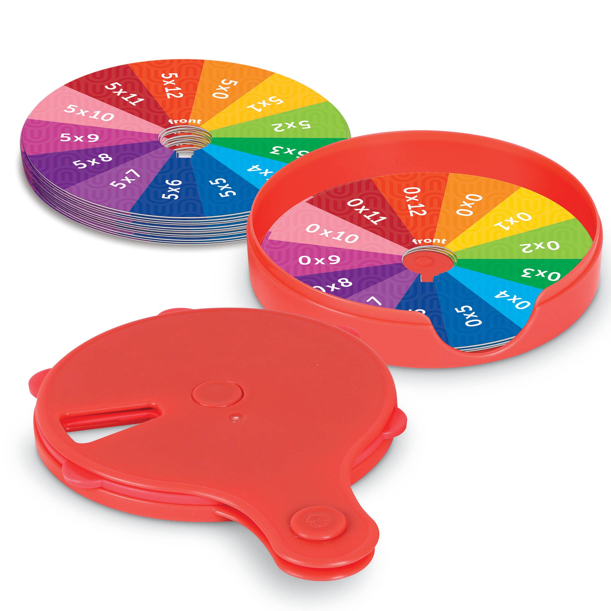 Learning Resources - Vente Lot de jouets – enfant - Roue de quiz de multiplication1