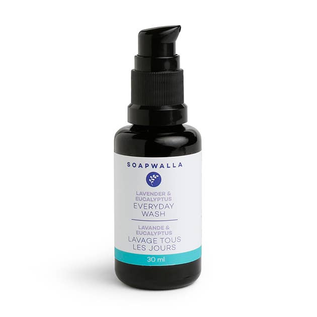 Travel Lavender & Eucalyptus Everyday Wash, 30ml for wholesale by Soapwalla