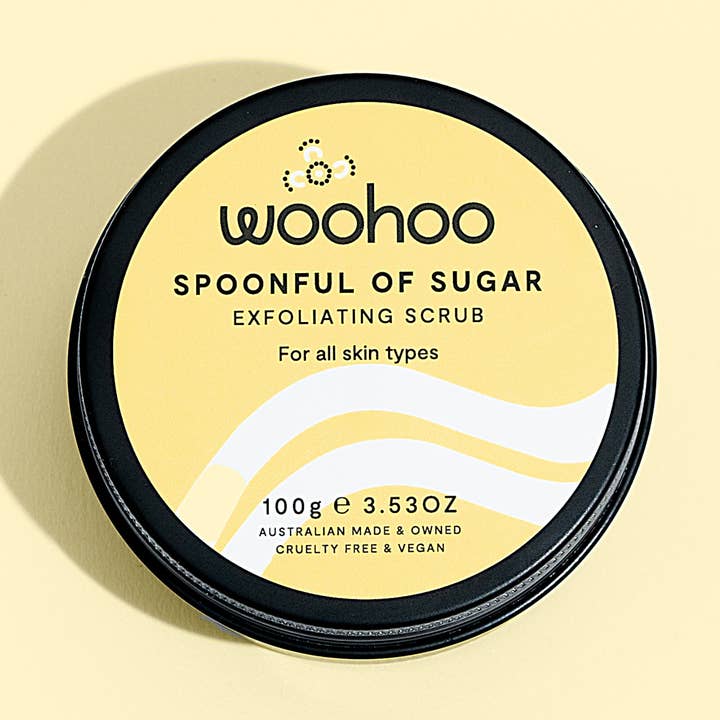 'Spoonful of Sugar' Exfoliating Scrub for wholesale by Woohoo Body