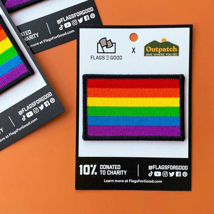 Flags For Good - Wholesale Patch - Rainbow Pride Flag Patch