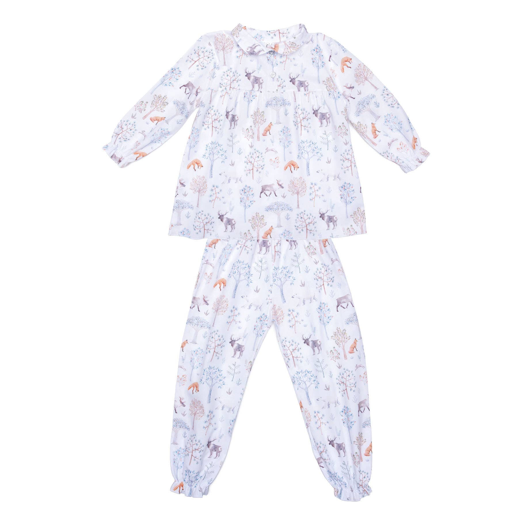 Fox In A Box - Wholesale Sleepwear Set - Kids - Woodland Snow Forest Pyjama Set1
