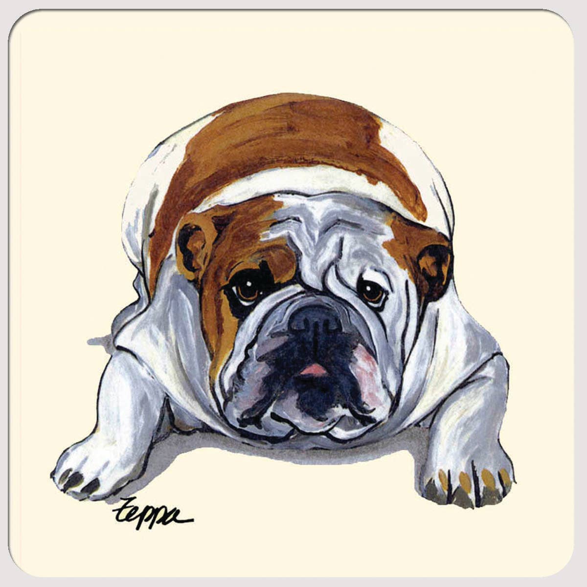Zeppa Studios - Wholesale Coasters - Bulldog Beverage Coasters0