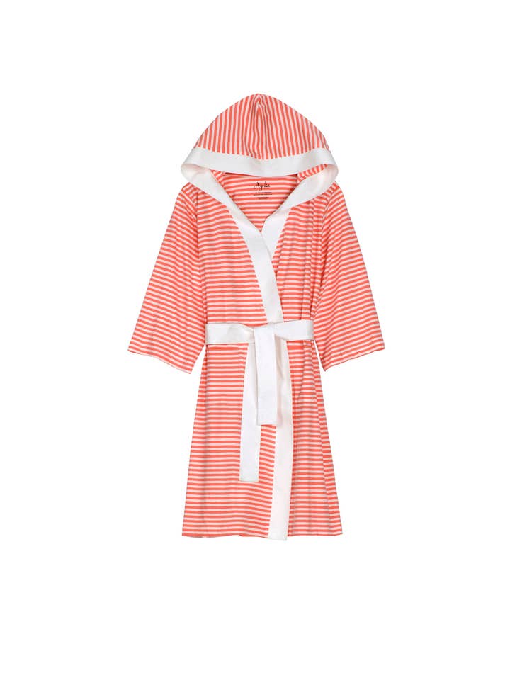 Pure Fiber - Wholesale Robe – Women's - Seaside Serenity Robe – Organic Cotton Hooded Fit