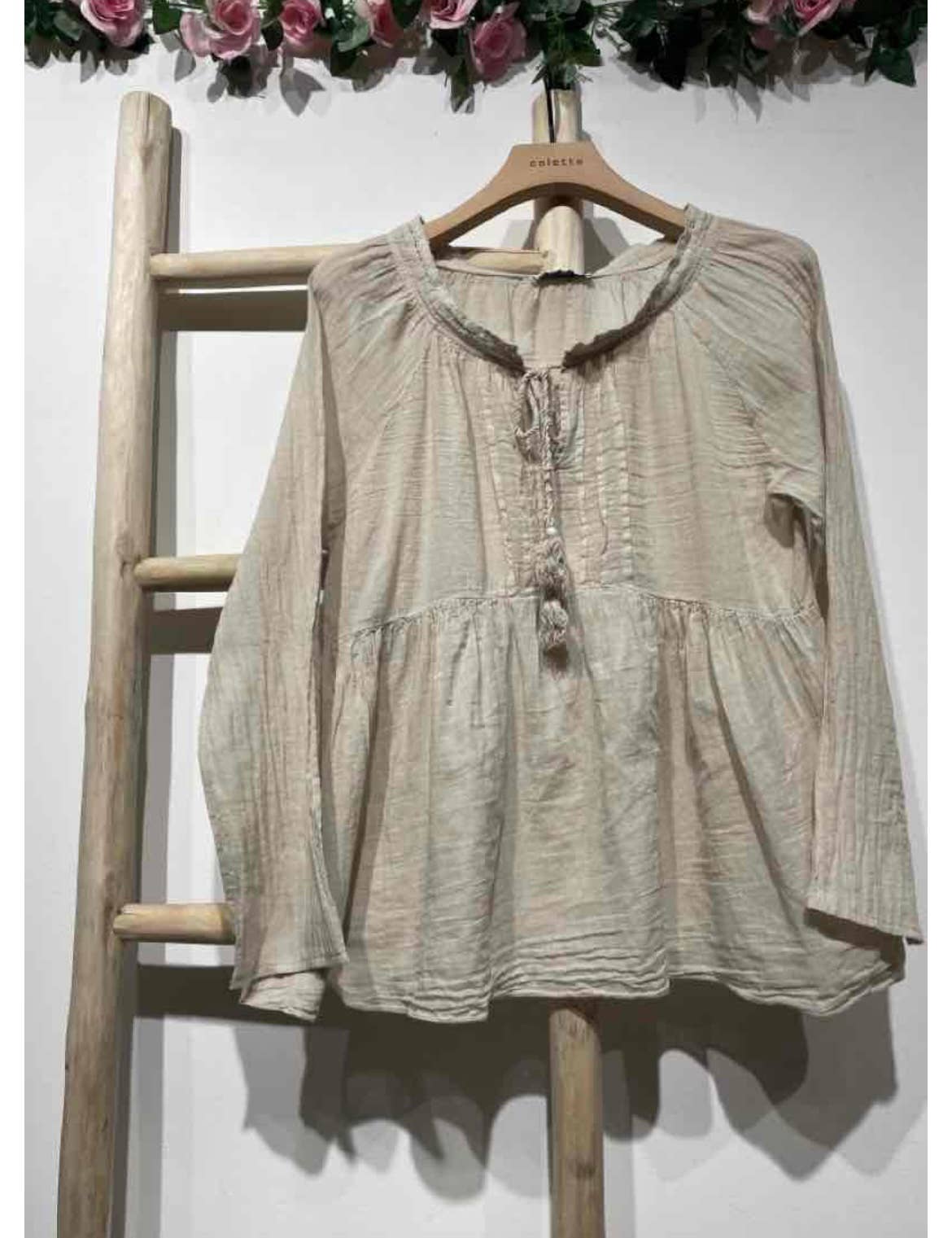 LINEN & COTTON HOUSE - Wholesale Blouse - Women's - 10074 SPRINT SUMMER CLOTHING COTTON BLOUSE36