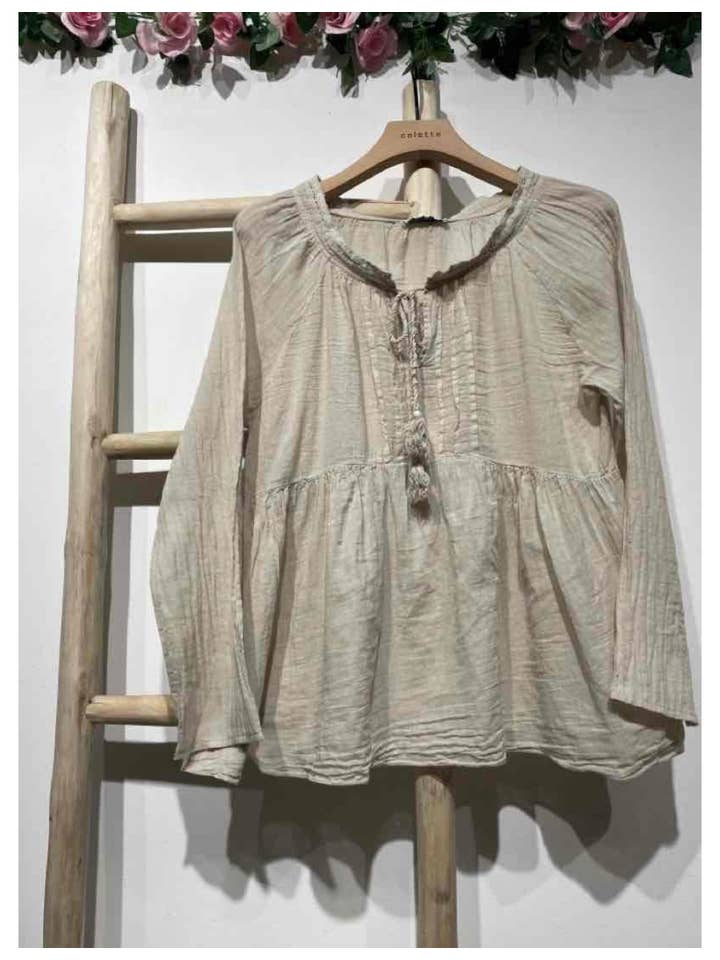 LINEN & COTTON HOUSE - Wholesale Blouse - Women's - 10074 SPRINT SUMMER CLOTHING COTTON BLOUSE36