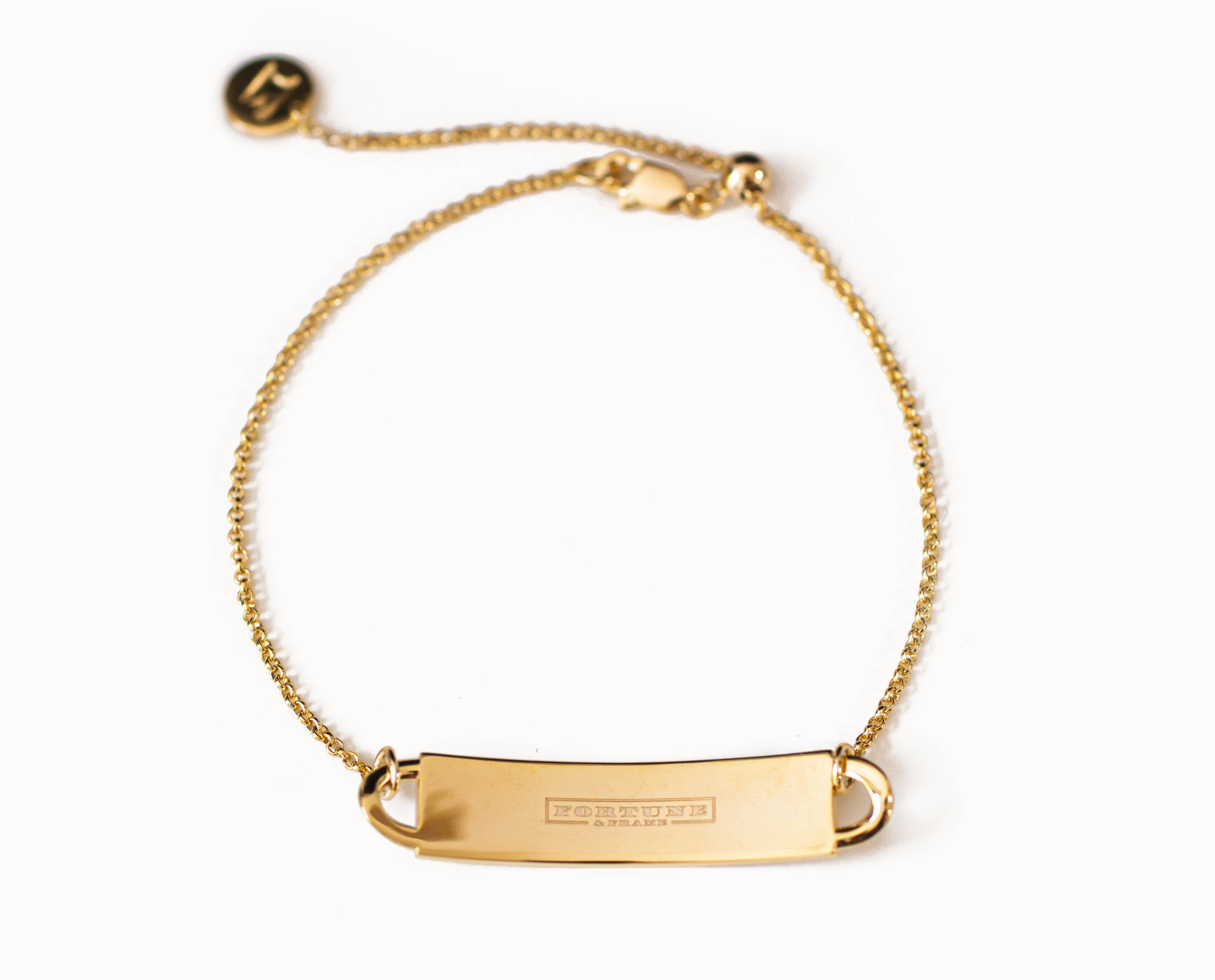 Fortune & Frame - Wholesale Bangle Bracelet - Mini Fortune Bracelet: Love Yourself Hard (G)1