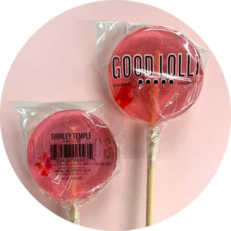 SHIRLEY TEMPLE LOLLIPOP for wholesale by Good Lolli