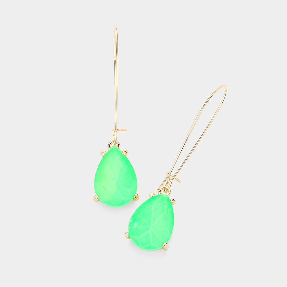 Sensibling Corp. - Vente Boucles d'oreilles pendantes - boucles d'oreilles de soirée pendantes en pierre de larme23