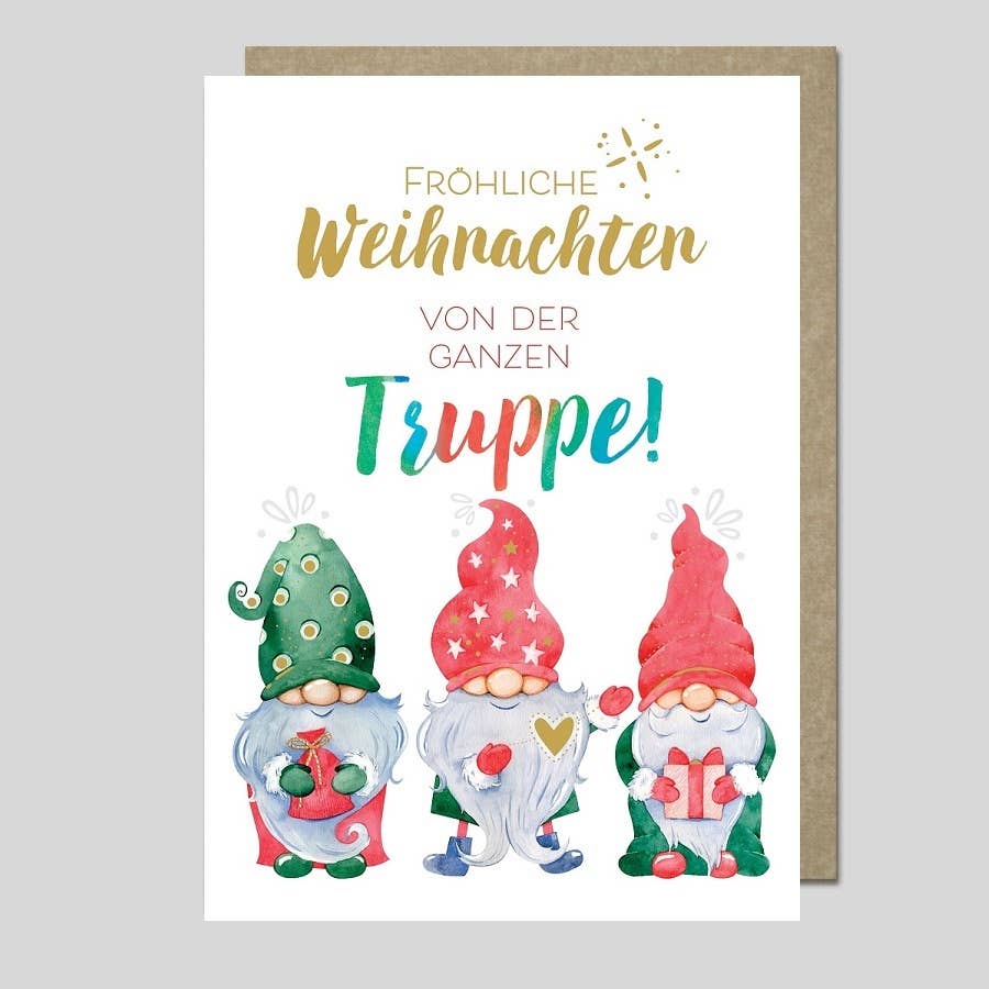Michel-Verlag GmbH - Wholesale Christmas Card - Noble Christmas card from the AQUARELLE UK-40207 series0