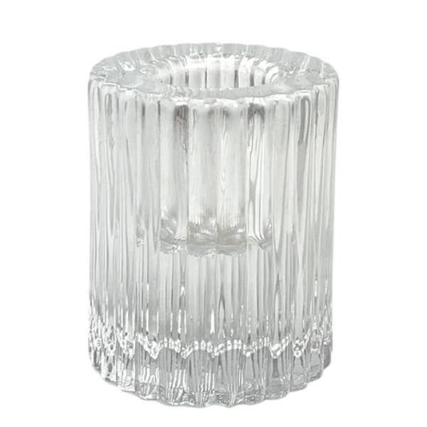 Small Eiffel Taper Candle Holder Clear -60 for wholesale by General Wax- Candles
