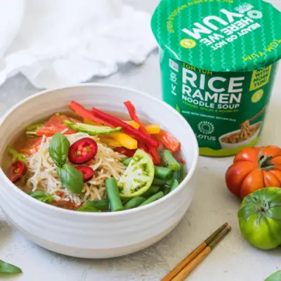 Lotus Foods - Wholesale Ramen - Tom Yum Rice Ramen Noodle Soup - 2oz/6pk4