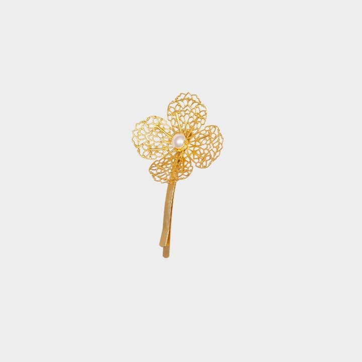 Flora Hairpin for wholesale by Sarah Rhodes