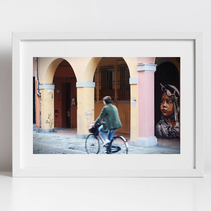 Bologna Street Photography Via Del Pratello Print for wholesale by Mo & Paul Photography