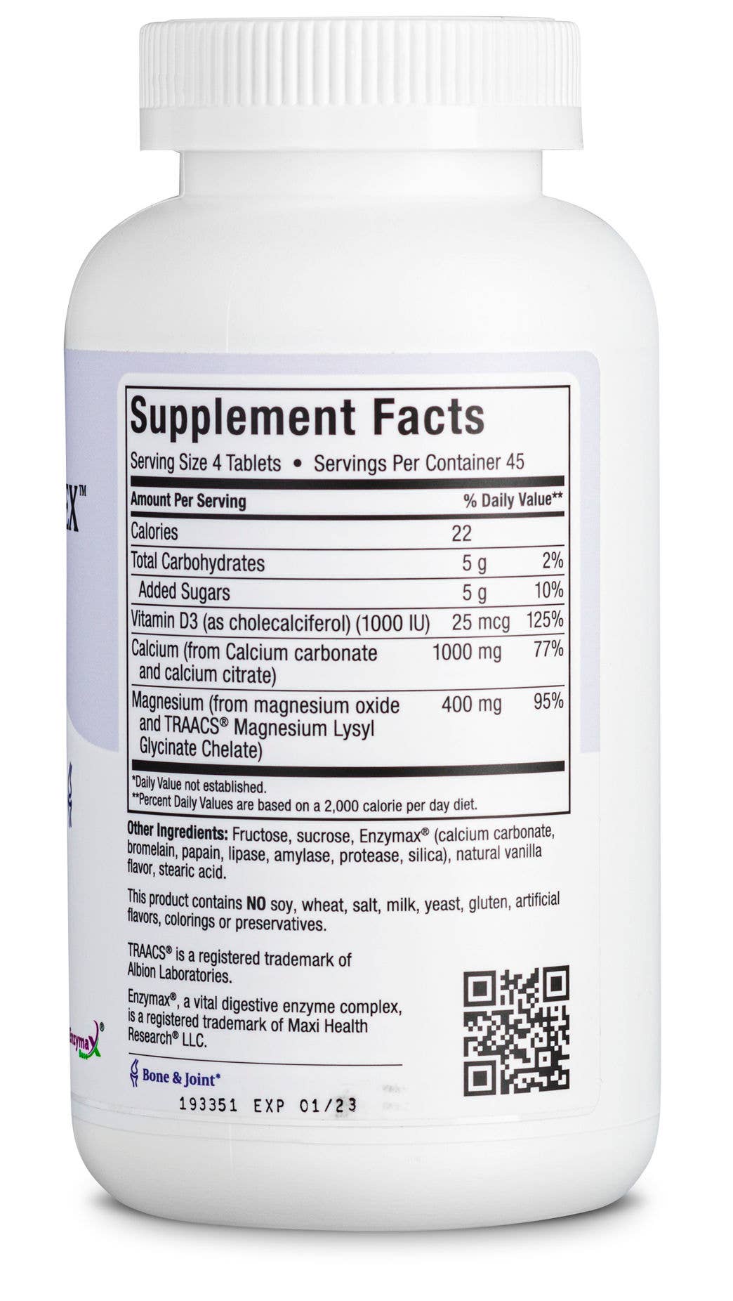 Maxi Health - Wholesale Oral Supplement/Vitamin - Chewable Calcium Complex1