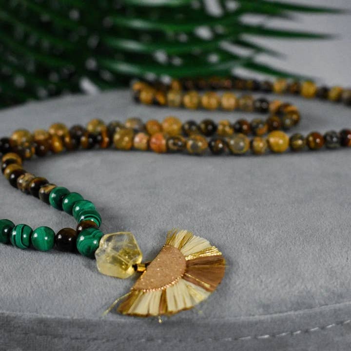 LOKA.HAUS – Großhandel Gebetskette für den Hals – Celestial Mala Perlenkette2