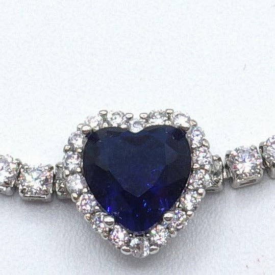 Daemon srls - Vendita all'ingrosso Bracciali tennis - DIANA ~Chunky~ Bracciale tennis con cuore in zirconi cubici19