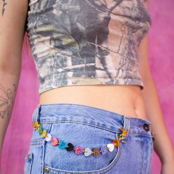 12 Tijdperken Hart Tas of Broek Bedel voor wholesale door Sunshine Studio