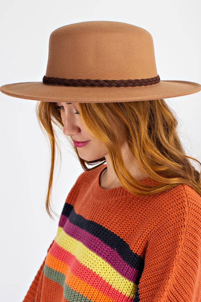 JOSSLYN by wall to wall - Vente Chapeau en feutre - femme - CHAPEAU FEDORA À COURONNE RONDE | 40HW3075