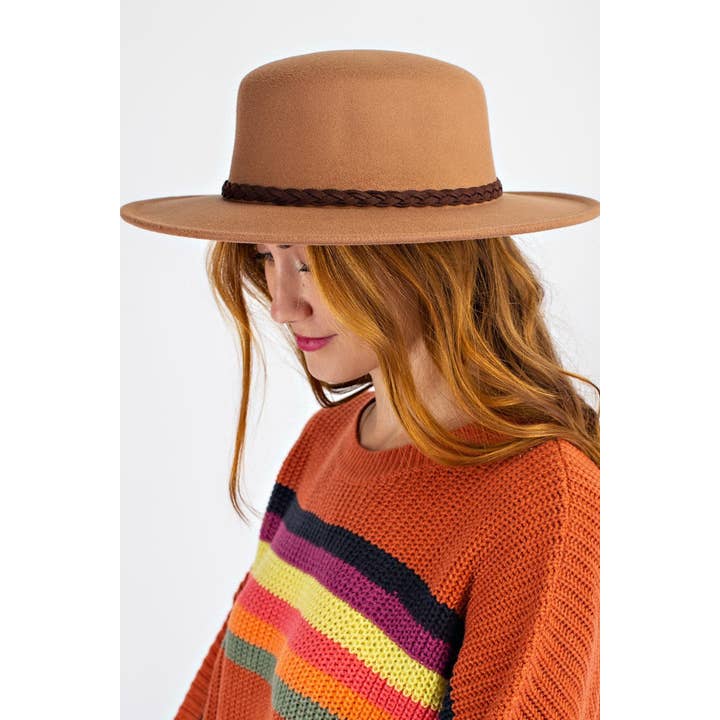 JOSSLYN by wall to wall - Vente Chapeau en feutre - femme - CHAPEAU FEDORA À COURONNE RONDE | 40HW3075