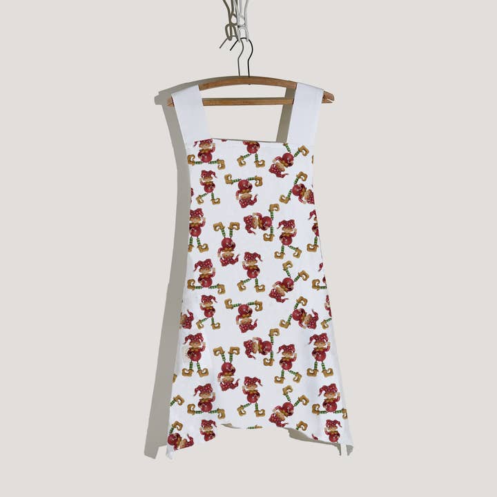 Elves Apron Cross-Back for wholesale by Red Bird’s House