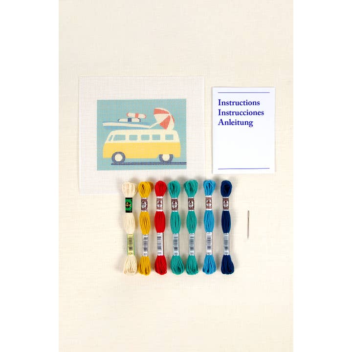 DMC - Vente Accessoire de broderie/point de croix - Kit de tapisserie à l'aiguille DMC Designer - Campervan2