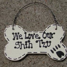 29-2083 - I Love My Shih Tzu or We Love Our Shih Tzu for wholesale by Nannie and B's Crafts