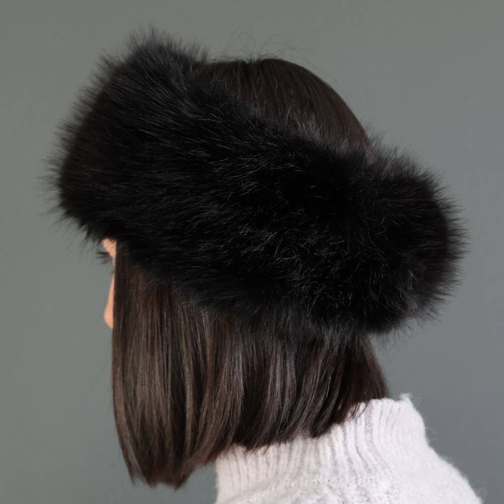 PEACH ACCESSORIES – Engroshandel Ørevarmere - Dame – Hyggelig Ørevarmer Falsk Pels Vinter Hårbånd SD1254