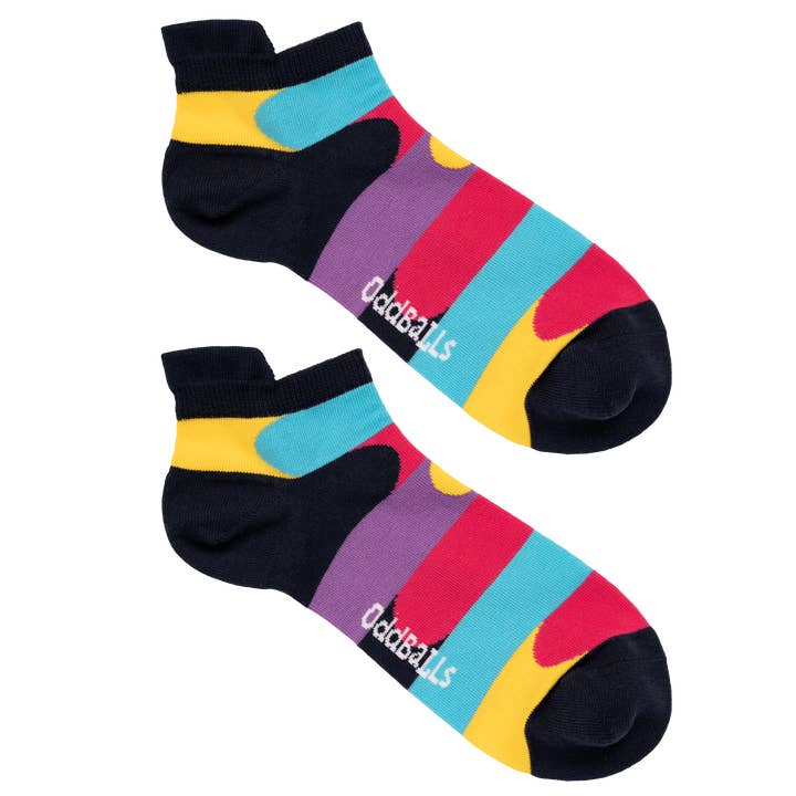 Yellow Stripes - Ankle Socks for wholesale by OddBalls