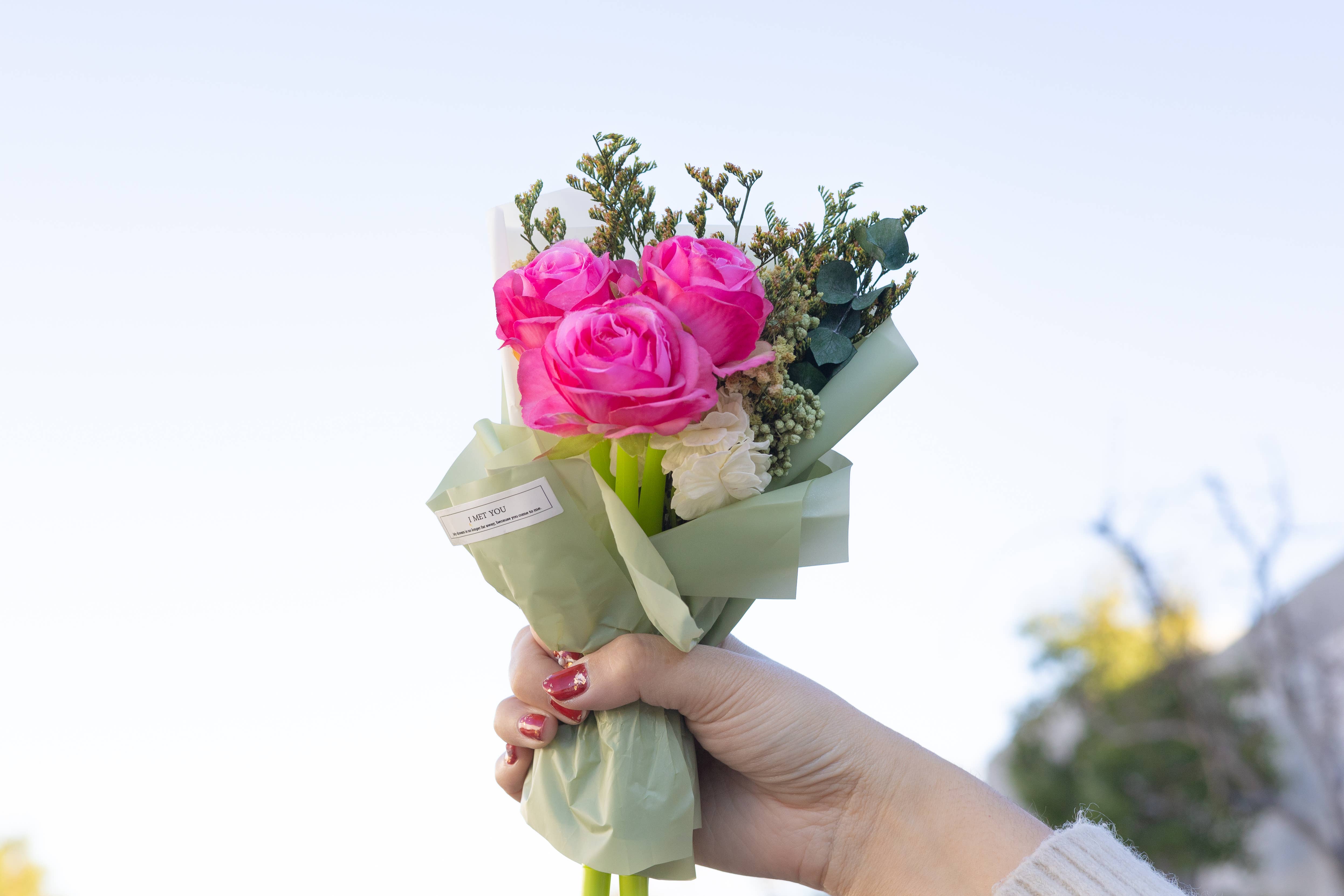 Bewaltz - Wholesale Retailer Display - Paper & Novelty - Flower Bouquet Pen Display Sets - 16pc7