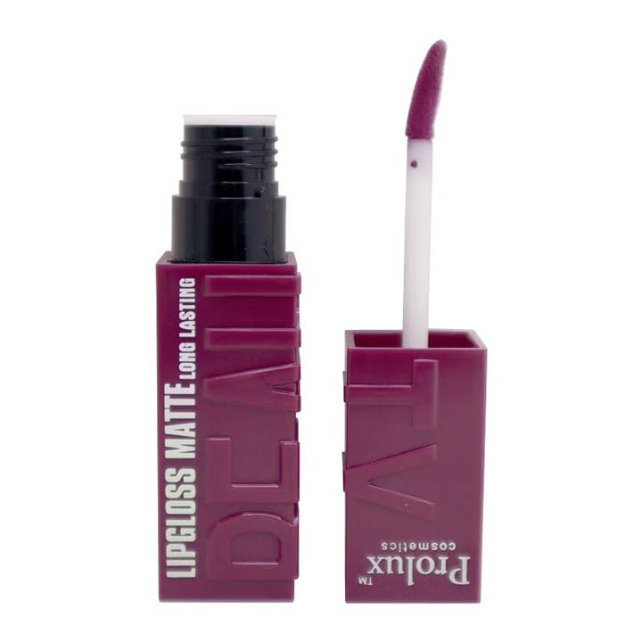 PINEAPPLE Beauty - Wholesale Lip Gloss - Prolux K-418B Long Lasting Matte Lip Gloss - 24 pcs