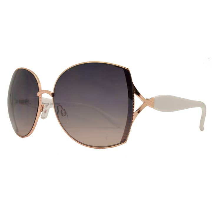 Dynasol Eyewear – Engroshandel Solbriller - Dame – Klassisk sommerfugl Kvindemode Metal solbriller