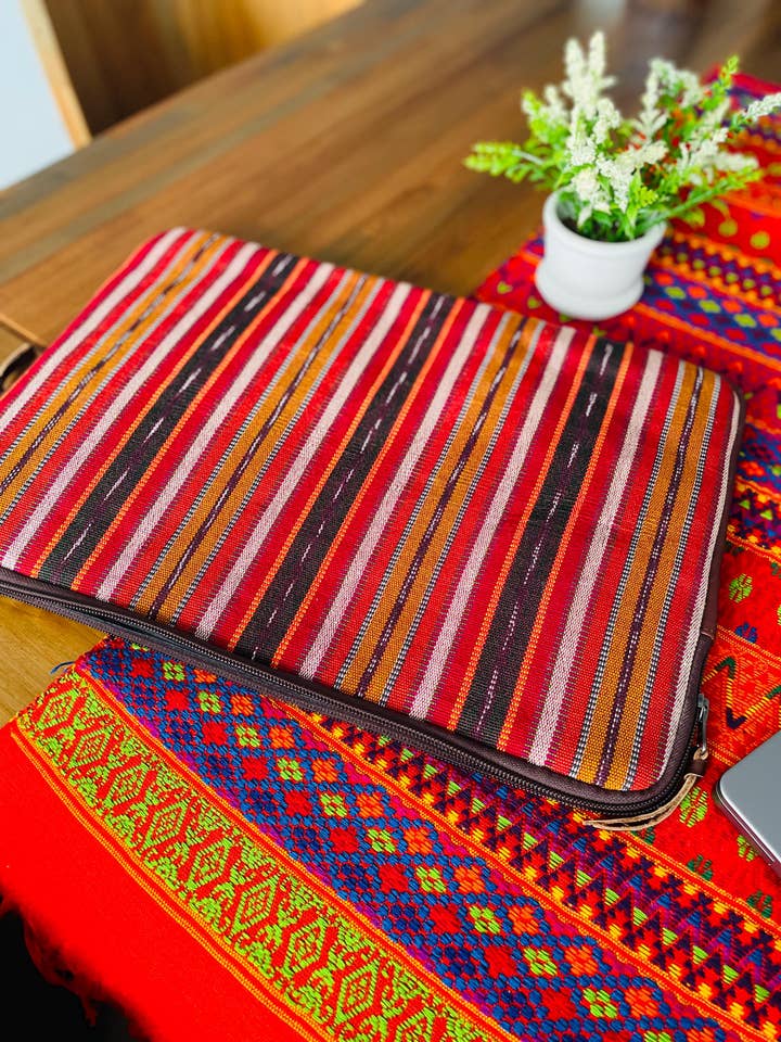 Funda para portátil (L) - Marrón para venta al por mayor de GUATEARTISAN