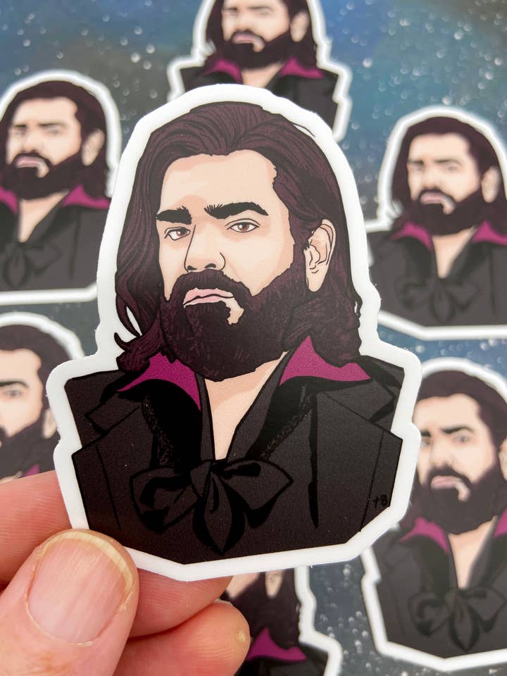 Autocollant en vinyle - Laszlo - What We Do In The Shadows pour la vente par The Red Swan Shop