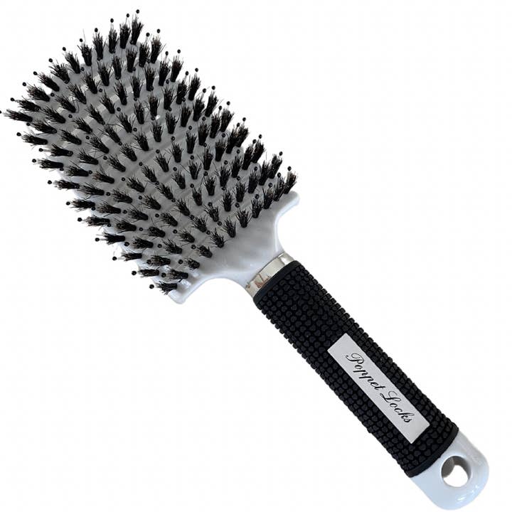 White hair brush for wholesale by Poppet Locks