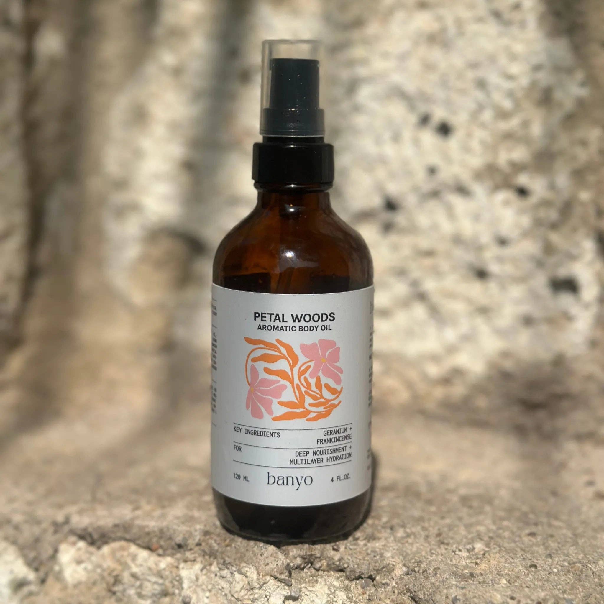 the banyo.co - Wholesale Bath/Body Oil - Petal Woods Aromatic Body Oil - 4oz0