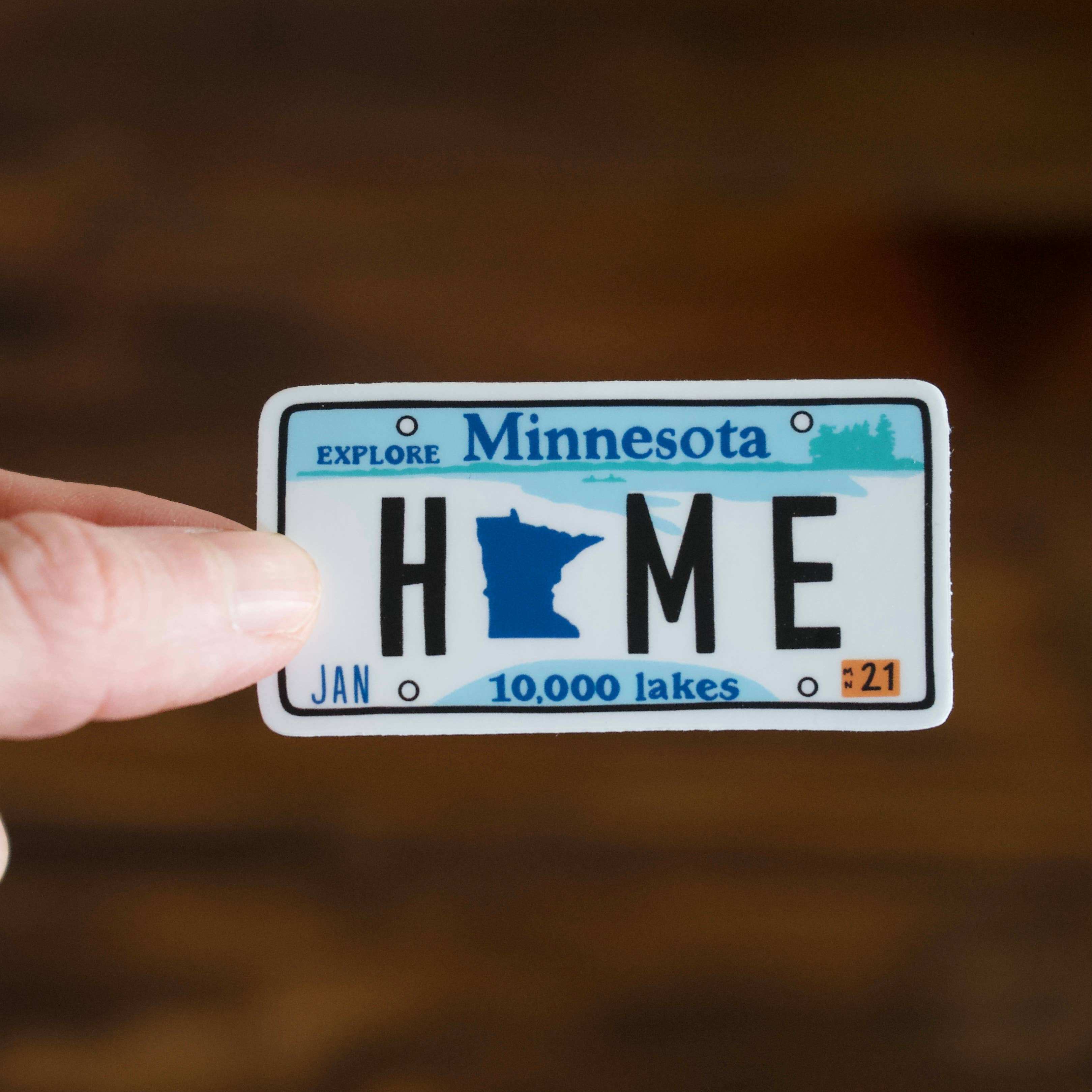 Jones Sticker Co - Wholesale Sticker - Minnesota Home License Plate Sticker or Magnet1