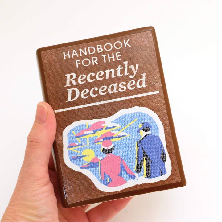 Lenny Mud - Wholesale Pen & Pencil Holder - Handbook for the Recently Deceased Beetlejuice Pencil Holder, decoupaged, vase
