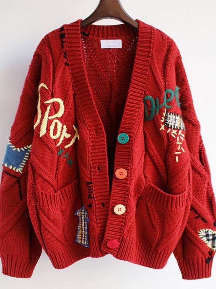 NINEXIS - Wholesale Cardigan - Women's - CWOSWL1913_Button Down Long Sleeve Casual Sweater