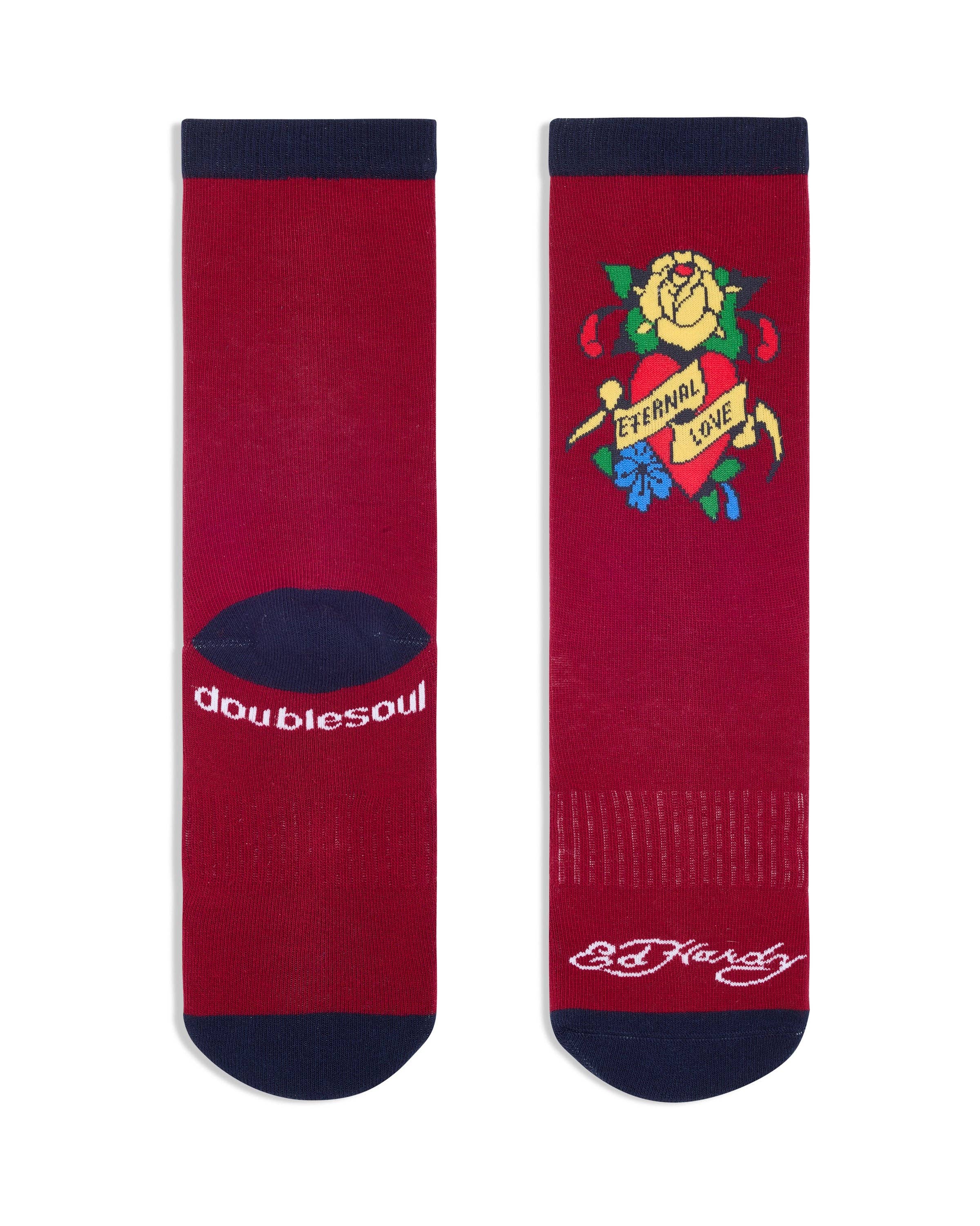 doublesoul – Großhandel Socken - Unisex – Ed Hardy Hohe Socke3