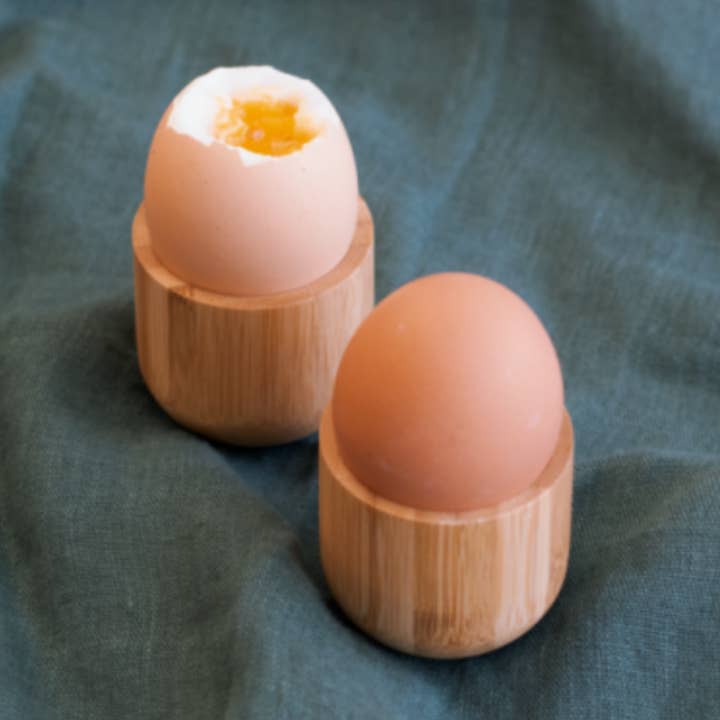 Set de 2 Coquetiers en Bambou pour la vente par Pebbly France