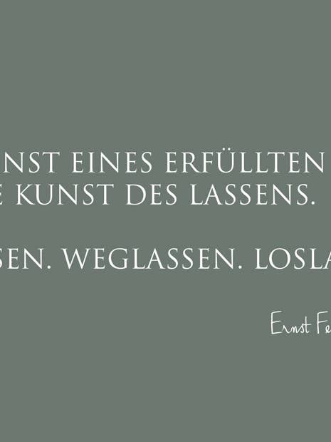 postcard “Allow. omit. Let go.” for wholesale by WUNDERWORT by Angela Gwinner