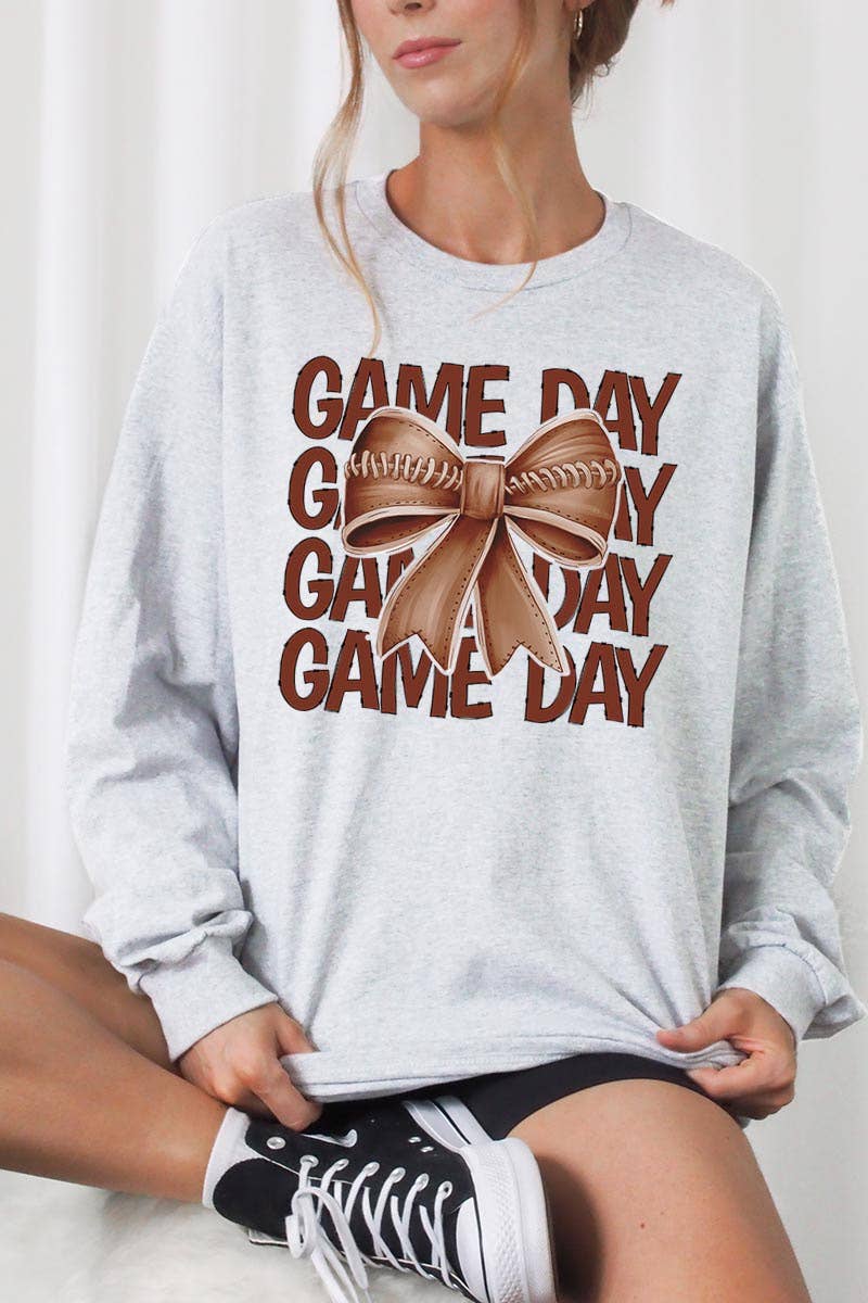 COLORBEAR – T-shirt gráfica - Unissexo por atacado – Camiseta de manga comprida com estampa de futebol para dia de jogo0