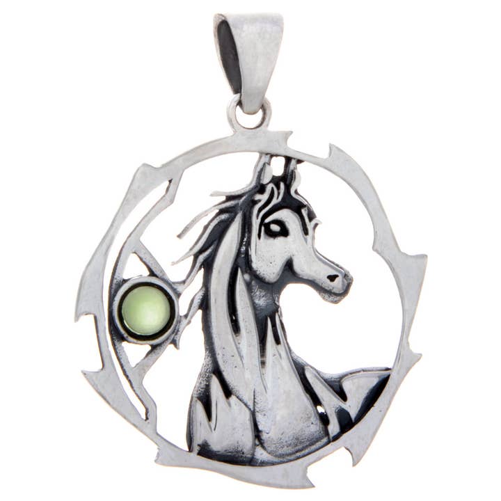 Pingente Animal Sagrado Cavalo C/ Pedra Asst'd por atacado de Kheops BLJ Jewelry