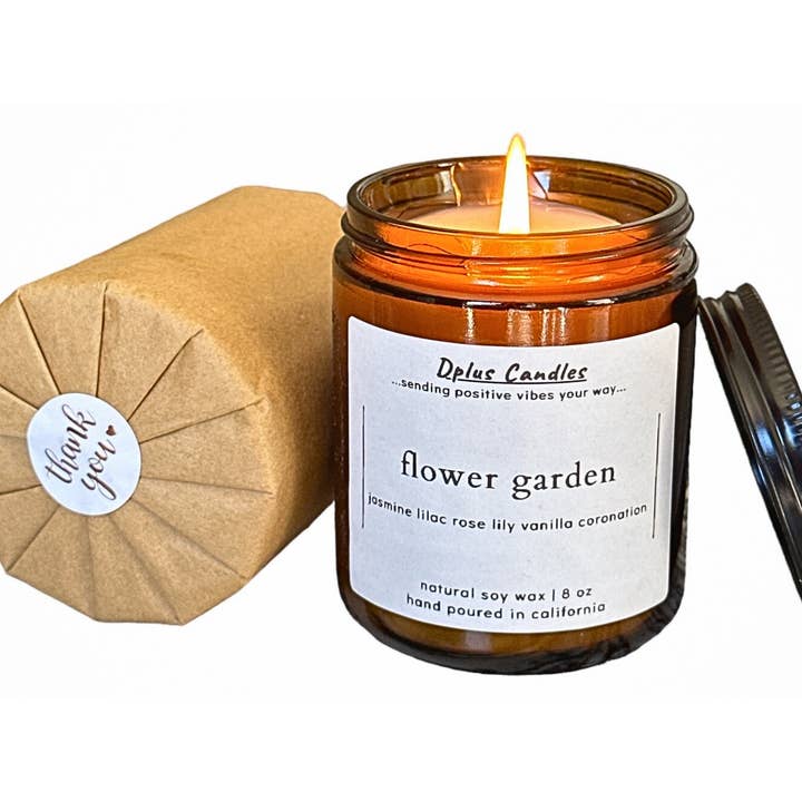 Candele di soia profumate al gelsomino, lilla, giglio, rosa per la casa per la vendita all'ingrosso da parte di Dplus Candles