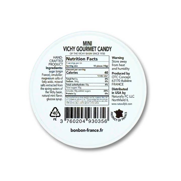 Bonbon-France - Wholesale Hard Candy - Saint-Ange Mini Pastilles Basin de Vichy5
