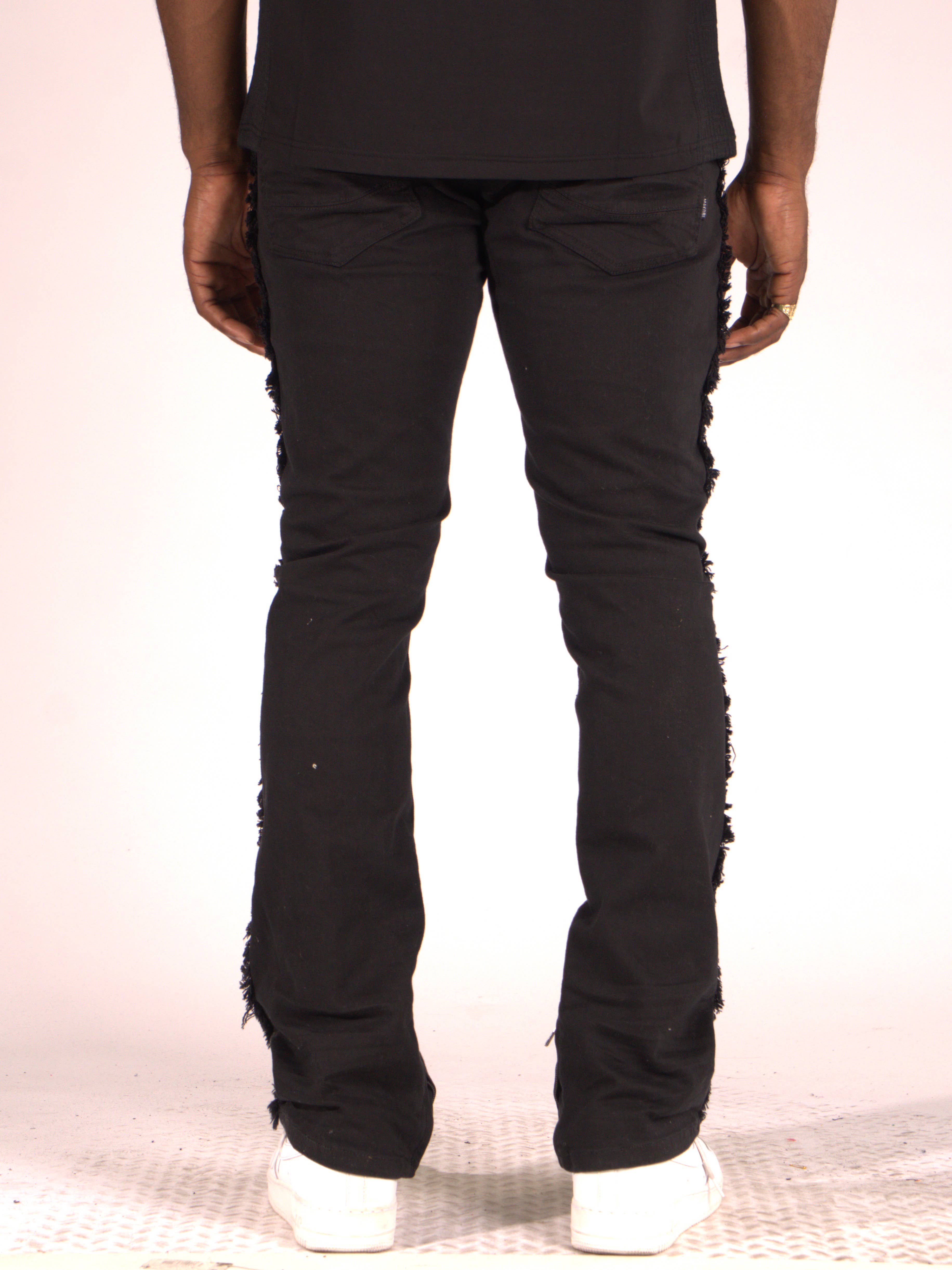 M1973 Danielli Stacked Jeans - Black for wholesale on Faire1