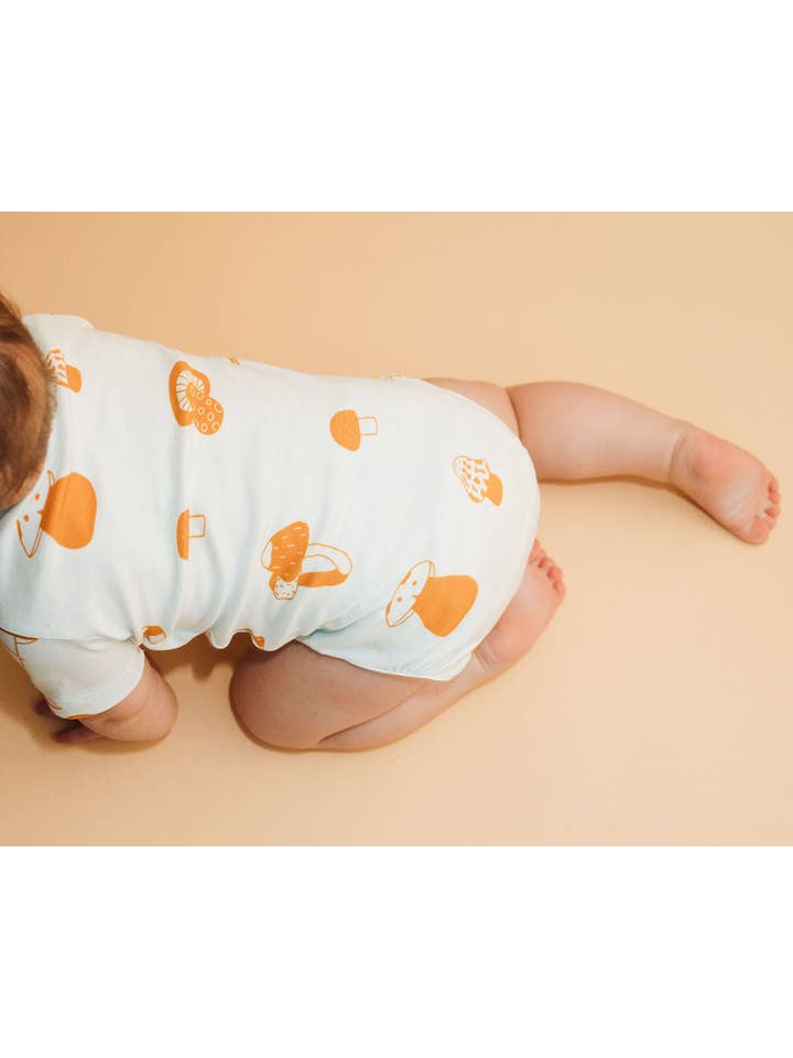 Little Barnacle - Wholesale Bodysuit (Non-Footed) - Baby - Mushroom baby bodysuit - organic cotton3