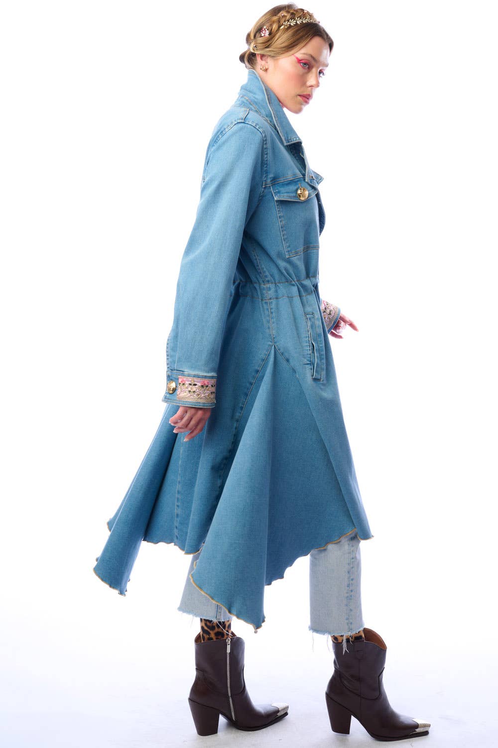 Aratta | Women's Fashion - Wholesale Coat - Women's - Monte Carlo Denim Coat16