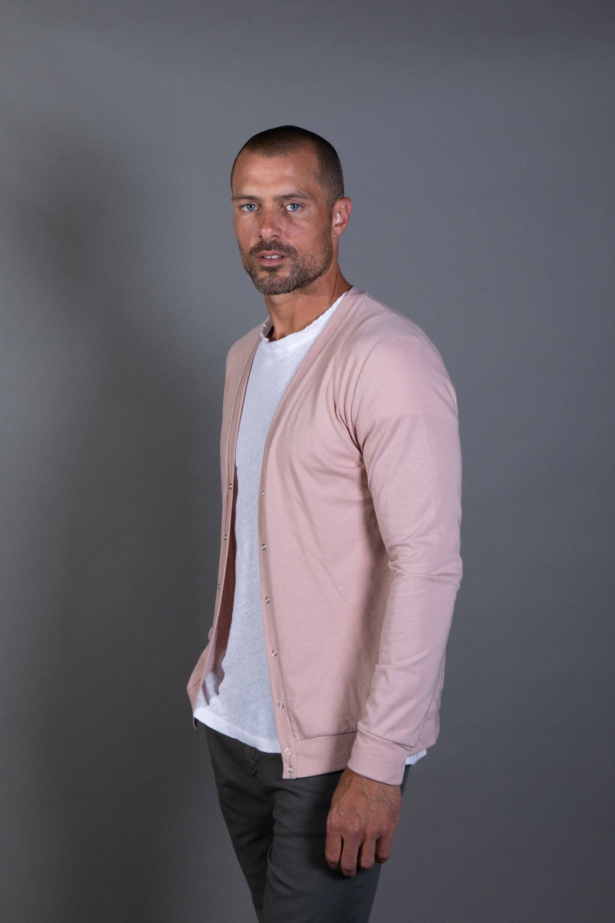 Mika Jaymes - Wholesale Cardigan - Men's - Men's Tri-Blend Cardigan Sweater31