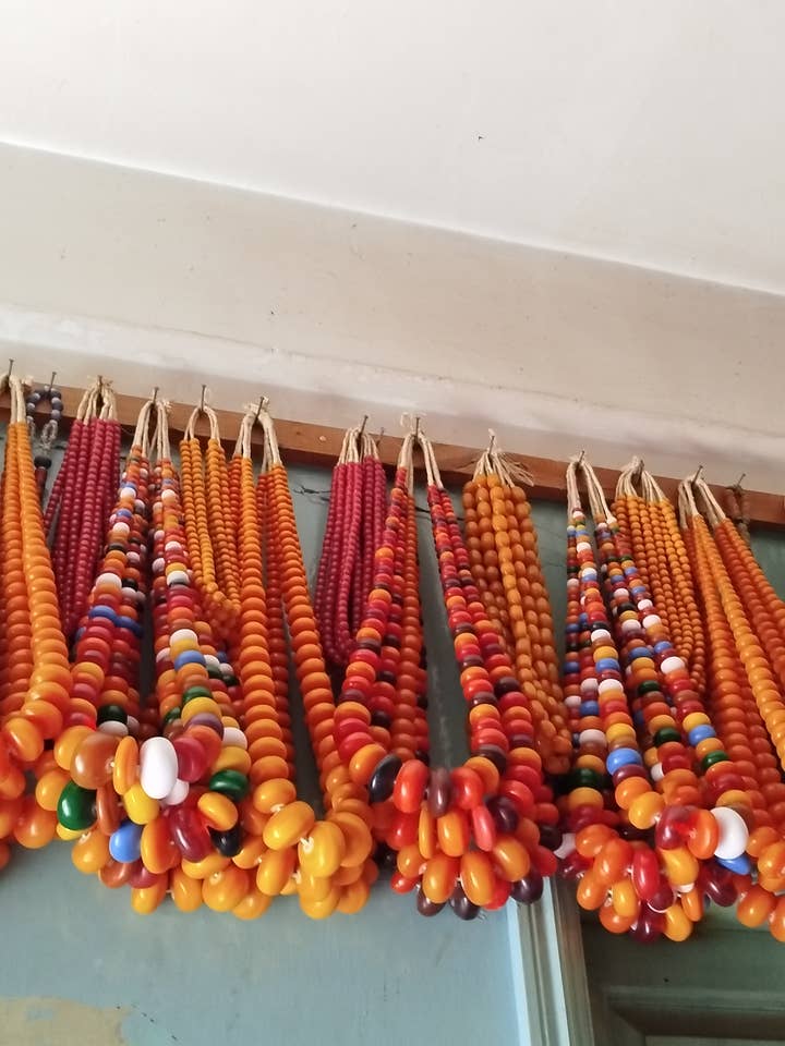 Copal Resin Beads  for wholesale by African Craft Collection